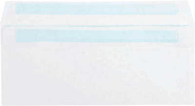 #8 5/8 Security Envelopes, Double Window, Self Seal Envelopes for Invoices/Statements, 3-5/8" X 8-5/8", 24 Lb White, 5/Box (QUA24539) - Image 3