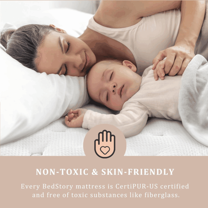 Firm Queen Mattress 12 Inch - Pain-Relieving Hybrid Mattress for Extra Lumbar & Hip Support - 365-Night Trial - Motion-Isolation Bed in a Box - Fiberglass-Free, Certipur-Us Certified - Image 6