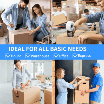 Clear Packing Tape (18 Rolls), Heavy Duty Packaging Tape for Shipping Packaging Moving Sealing, 2.7Mil Thick, 1.88 Inches Wide, 60 Yards per Roll, 1080 Total Yards - Image 6