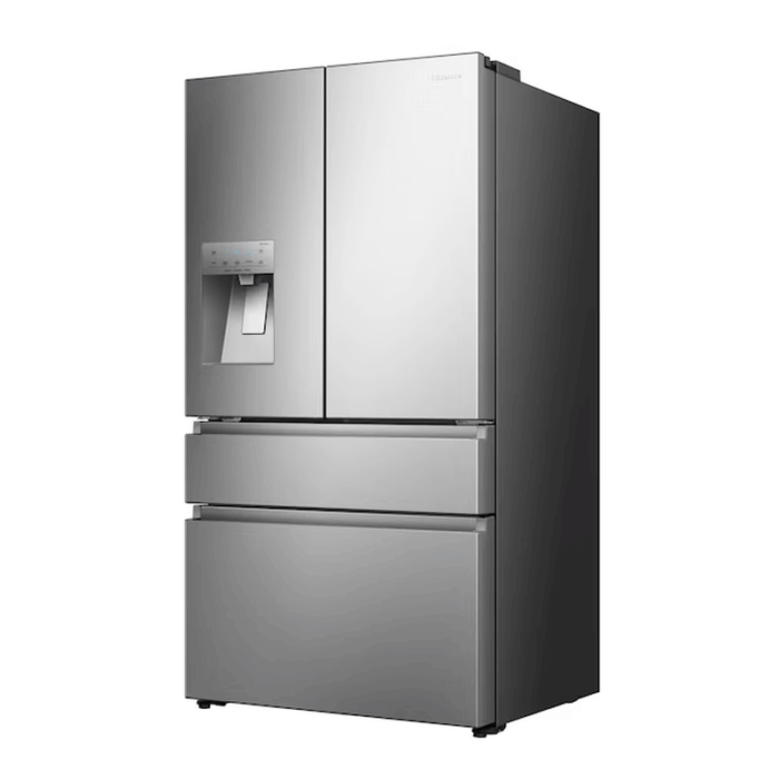 Pureflat Standard-Depth 25.6-Cu Ft 4 -Door Smart Compatible French Door Refrigerator with Ice Maker with Water and Ice Dispenser ( Stainless Steel ) ENERGY STAR Certified - Image 17