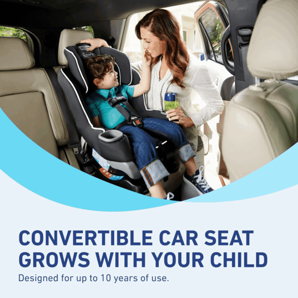 Extend2Fit Kenzie, 2-In-1 Convertible Car Seat for Infants to Toddlers with Advanced Safety Features - Image 7
