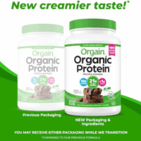 Organic Vegan Protein Powder, Creamy Chocolate Fudge - 21G Plant Protein, 6G Prebiotic Fiber, Low Net Carb, No Lactose Ingredients, No Added Sugar, Non-Gmo, for Shakes & Smoothies, 2.03 Lb - Image 3