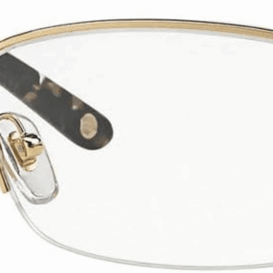VE 1175B Eyeglasses W/Gold Frame and Non- 53 Mm Diameter Lenses,