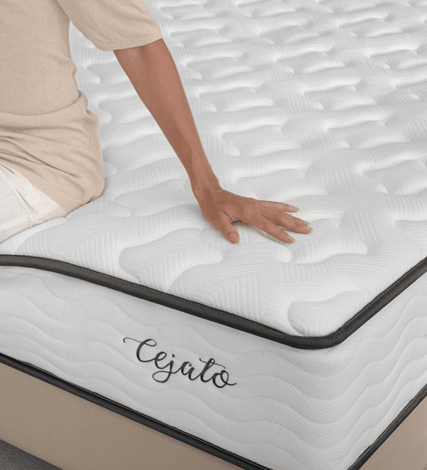 Full Size Mattress,10 Inch Hybrid Full Mattress in a Box with Memory Foam & Individual Pocket Spring for Pain Relief,Medium Firm White Mattresses,Certipur-Us Certified. - Image 6