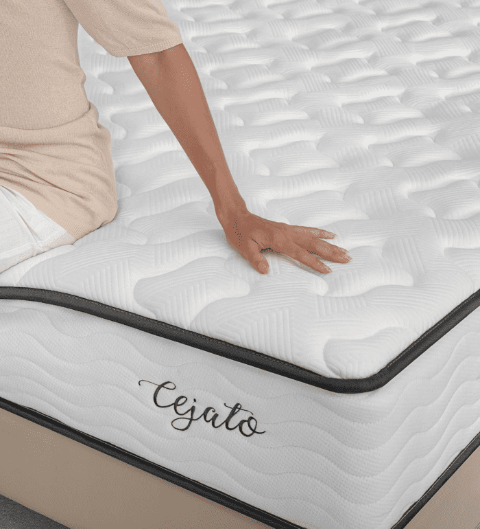 Full Size Mattress,10 Inch Hybrid Full Mattress in a Box with Memory Foam & Individual Pocket Spring for Pain Relief,Medium Firm White Mattresses,Certipur-Us Certified. - Image 6