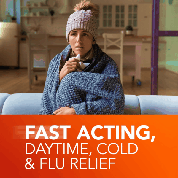 Dayquil & Nyquil SEVERE Cold & Flu Medicine, Relief for Headache, Fever, Sore Throat, Minor Aches & Pains, Nasal Congestion, Sinus Pressure, Stuffy Nose, and Cough, Co-Pack, 2 X 12 OZ - Image 6