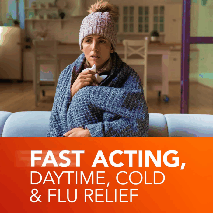 Dayquil & Nyquil SEVERE Cold & Flu Medicine, Relief for Headache, Fever, Sore Throat, Minor Aches & Pains, Nasal Congestion, Sinus Pressure, Stuffy Nose, and Cough, Co-Pack, 2 X 12 OZ - Image 6