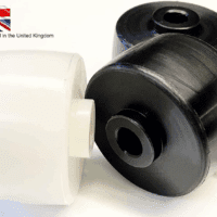 Pallet Jack Truck BT Rolatruc LHM230 & Similar Pallet Trucks Pallet Jacks Main Guide Entry Wheels Set of 2 (White) - Image 2
