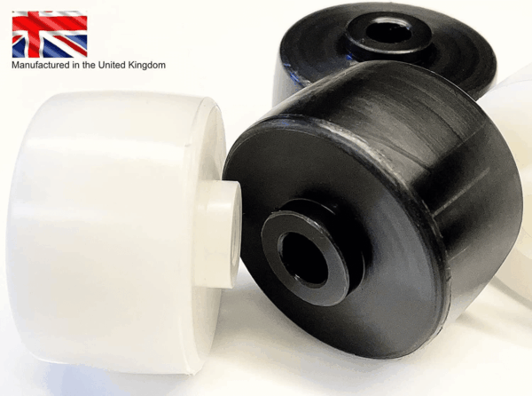 Pallet Jack Truck BT Rolatruc LHM230 & Similar Pallet Trucks Pallet Jacks Main Guide Entry Wheels Set of 2 (White) - Image 2