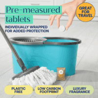 Fabtab Eco-Conscious Hard Floor Cleaner Tablets -12 Non-Harmful Pre-Measured Tablets. Convenient, Plastic-Free, Streak-Free Clean, Boutique Hotel Scent. Use with All Mop Buckets - Image 6