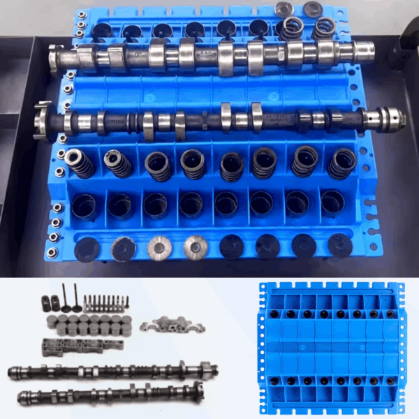 Engine Cylinder Head Organizer Valves Tool,Engine Organizer Parts Tray,Valvetrain Organizer Trays,Engine Cylinder Head Tray Organiser,Store Car Cylinder Head Parts (Valves, Springs, Camshafts) - Image 4