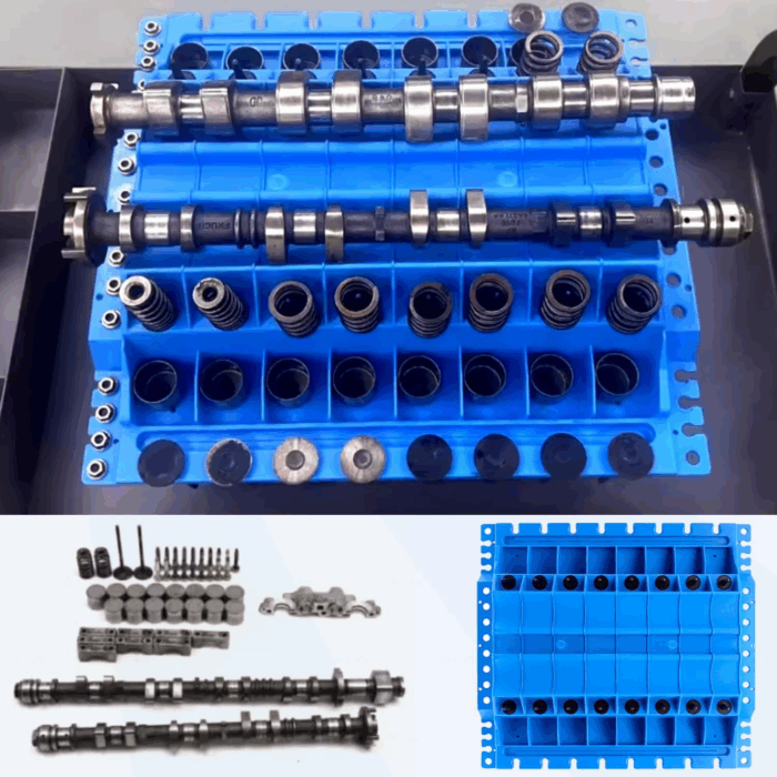 Engine Cylinder Head Organizer Valves Tool,Engine Organizer Parts Tray,Valvetrain Organizer Trays,Engine Cylinder Head Tray Organiser,Store Car Cylinder Head Parts (Valves, Springs, Camshafts) - Image 4