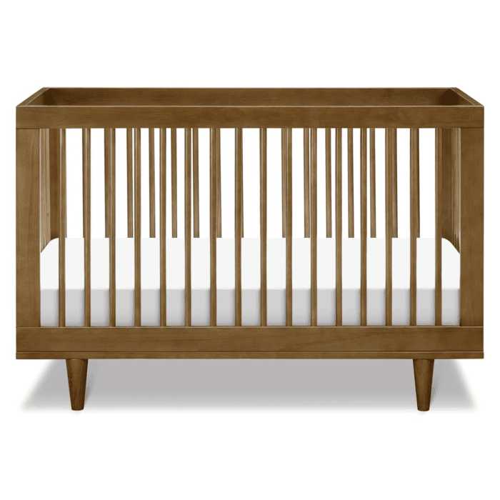 Marley 3-In-1 Convertible Baby Crib - GREENGUARD Gold Certified - Convertible Crib to Toddler Bed and Daybed - Baby Bed W/ 4 Adjustable Heights - Easy to Assemble Wooden Crib - Walnut - Image 6