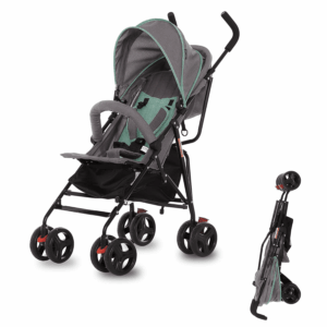 Vista Moonwalk Baby Stroller in Mint, Lightweight Infant Stroller with Compact Fold, Multi-Position Recline Umbrella Stroller with Canopy, Extra Large Storage and Cup Holder