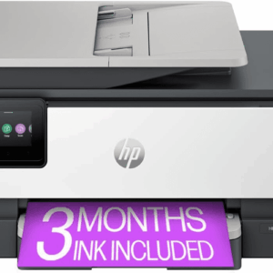 Officejet Pro 8135E Wireless All-In-One Color Inkjet Printer, Print, Scan, Copy, Fax, ADF, Duplex Printing, Best-For-Home Office, 3 Months of Instant Ink Included (40Q35A)