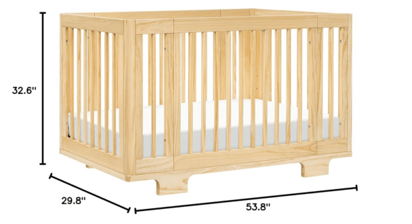 Yuzu 8-In-1 Convertible All-Stages Crib - Conversion Kits for Bassinet, Midi Baby Crib to Toddler Bed, Daybed, Full-Size Crib & Baby Bed - Portable & Adjustable - GREENGUARD Gold Certified - Image 11