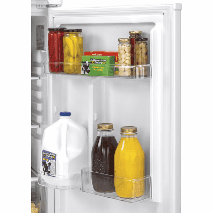 9.7-Cu Ft Counter-Depth Top-Freezer Refrigerator ( White ) - Image 9
