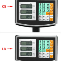 Foldable 600LB Weight Computing Postal Scale, Floor Platform Digital Scale, Accurate Warehouse Large Shipping Mailing LB/KG Calculator - Image 8