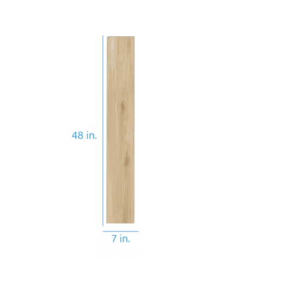 Natural Hickory Brown Wood Look 20-Mil X 7-In W X 48-In L Waterproof and Water Resistant Interlocking Luxury Vinyl Plank Flooring ( 18.62-Sq Ft Carton ) - Image 9