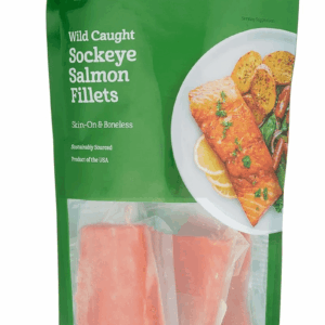 , Wild Caught Alaskan Sockeye Salmon, Frozen, 1 Lb
