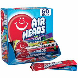Candy Bars, Variety Bulk Box, Chewy Full Size Fruit Taffy, Halloween, Non Melting, Party, 60 Count (Packaging May Vary), Original Version, 33 Ounce