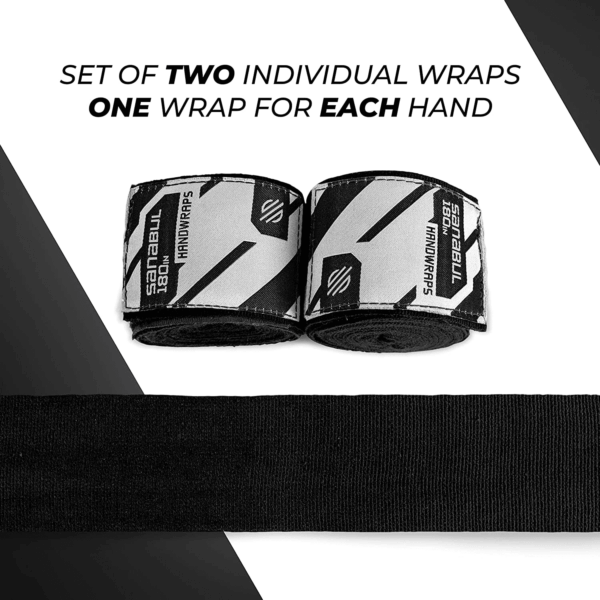Elastic 180 Inch Boxing Hand Wraps for Boxing Gloves Muay Thai Kickboxing MMA Wraps for Men & Women - Image 2