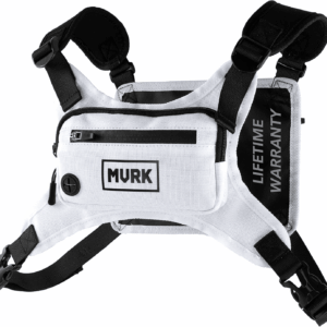 Water Resistant Chest Pack - Running Vest for Workouts, Running Phone Holder Extra Storage, Lightweight Running Pack
