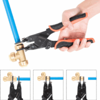 Push to Connect Removal Tool Disconnect Tongs for 1/2”, 3/4”, 1” Push Fitting Pex Removal Tool Improved Version - Image 3
