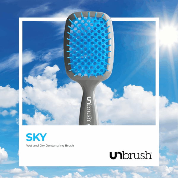 Unbrush Detangling Brush for Pain-Free Brushing on All Wet or Dry Hair Types — Durable Duoflex Anti-Static Bristles, Lightweight Handle, Vented Hair Brush - Image 7