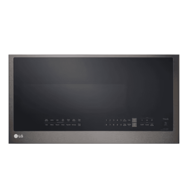 2.0-Cu Ft 29.88-In Over-The-Range Microwave with Sensor Cooking ( Printproof Black Stainless Steel )