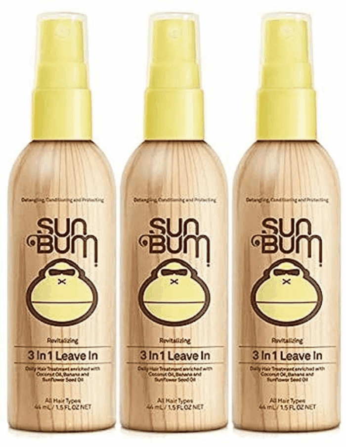 Revitalizing 3 in 1 Leave in Hair Conditioner, 1.5 Oz, Pack of 3
