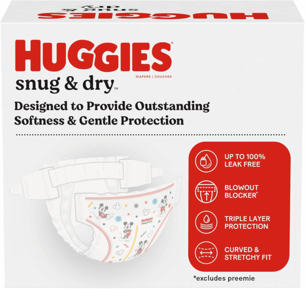 Size 2 Diapers, Snug & Dry Baby Diapers, Size 2 (12-18 Lbs), 100 Count, Packaging May Vary - Image 10