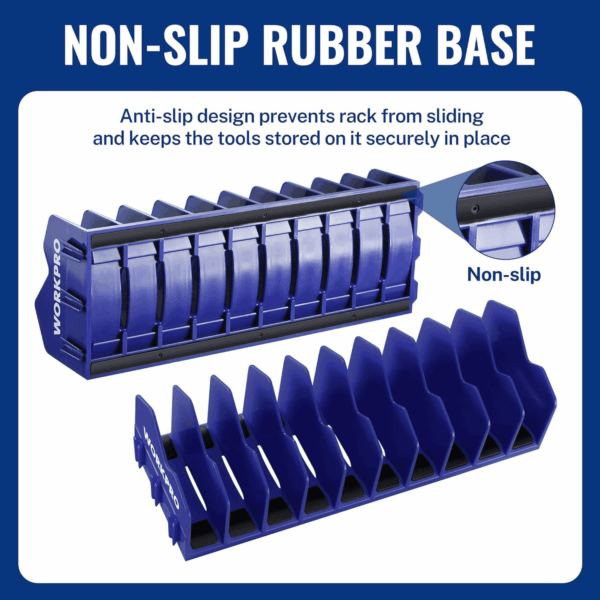2-Pack Plier Organizer Rack with Non-Slip Rubber Base, 20 Slots Tool Box Holder, Drawer Storage for Cutters (Pliers Not Included) - Image 5