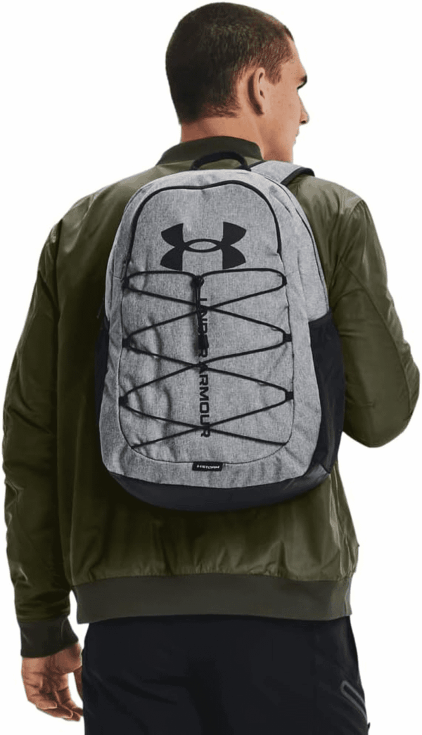Unisex-Adult Hustle Sport Backpack , Pitch Gray Medium Heather (012)/Black , One Size Fits All - Image 4