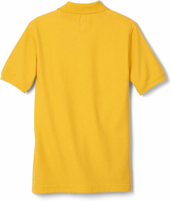 Boys Short Sleeve Pique Polo Uniform Shirt (Standard & Husky) - Image 2