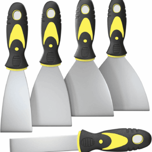 5Pcs Putty Knife, Set, 1" 2" 3" 4" 5" Scraper, Spackle Knife, Paint Scraper, Scraper Tool, No Rusting, Perfect for Repairing Drywall, Removing Wallpaper, Mud, Plaster Scraping
