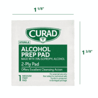 Alcohol Prep Pads (Pack of 4 Boxes) | 400 Pieces of Medium Isopropyl Alcohol Wipes Individually Wrapped | First Aid Alcohol Swabs for Cuts & Scrapes | Medical Alcohol Pads for General Cleansing - Image 5