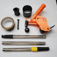 Floor Tape Applicator，Masking Tape Machine Kit with Extendable Pole for Wall and Floor Painting - 2-In-1 Tape Dispenser and Sticker Applicator Tool Set - Image 2
