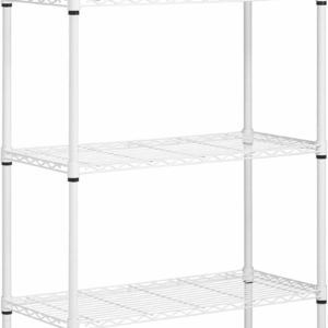 SHF-01573 5-Tier Adjustable Shelving System, 14-Inch by 36-Inch by 72-Inch, White