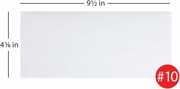 Clean Seal(Tm) Security Envelopes, #10 (4 1/8In. X 9 1/2In.), White, Box of 500, 12015 - Image 2