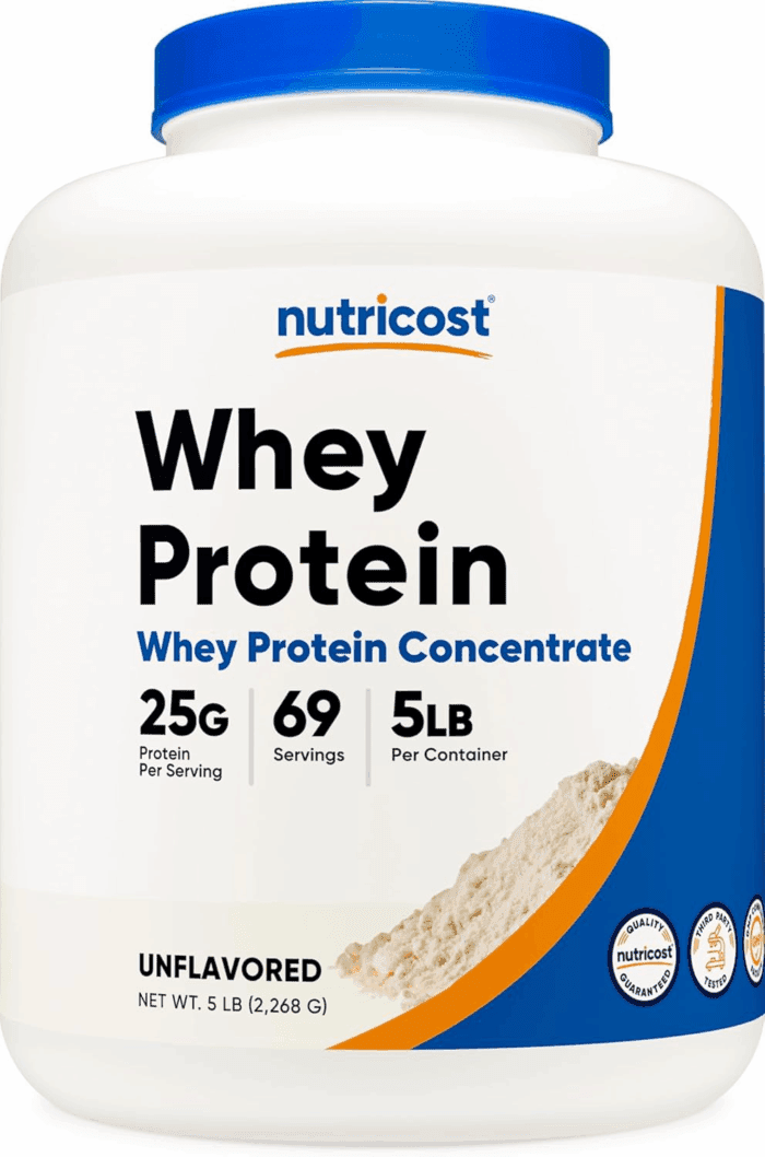 Whey Protein Powder, Unflavored, 5 Pounds - from Whey Protein Concentrate
