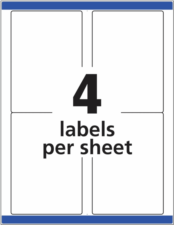 Printable Shipping Labels with Sure Feed, 3-1/2" X 5", White, 400 Blank Mailing Labels for Laser Printers (5168) - Image 7