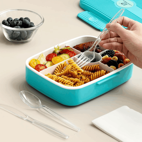 300 Count Heavy Duty Clear Plastic Silverware, Disposable Plastic Utensils Set, 100 Forks, 100 Spoons, 100 Knives, Bpa-Free Heat Resistant Durable Plastic Cutlery Set for Party - Image 5