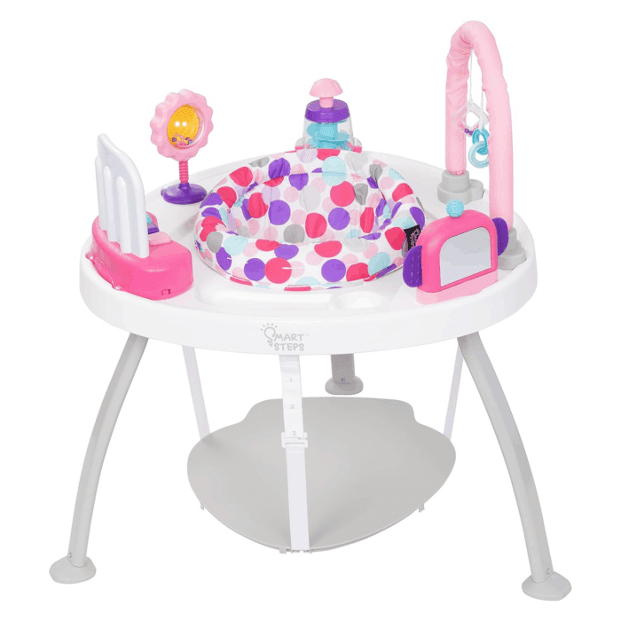 ® 3-In-1 Bounce N' Play Activity Center plus with STEM Learning Toys, Princess Pink