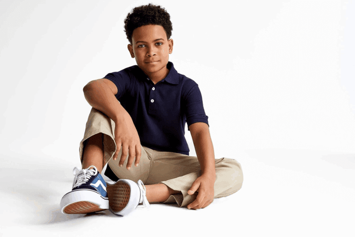 Boys Short Sleeve Pique Polo Uniform Shirt (Standard & Husky) - Image 7