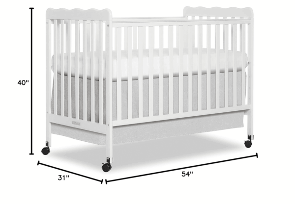 Carson Classic 3-In-1 Convertible Crib in White - Image 8