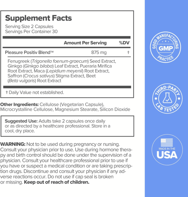 MENO Vaginal Moisture Support Capsules – Obgyn-Formulated to Support Healthy Vaginal Moisture, Mood & Relaxation – Hormone-Free Supplements with Maca Root & Fenugreek Seed Extract – 30 Servings - Image 5