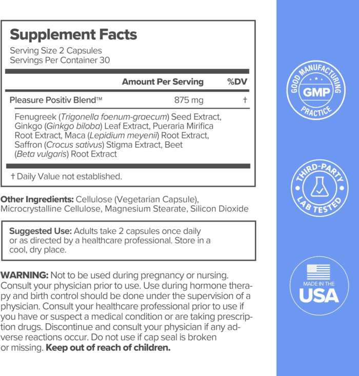 MENO Vaginal Moisture Support Capsules – Obgyn-Formulated to Support Healthy Vaginal Moisture, Mood & Relaxation – Hormone-Free Supplements with Maca Root & Fenugreek Seed Extract – 30 Servings - Image 5