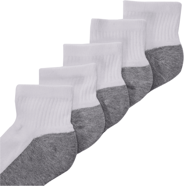 Boys' Socks, Double Tough Cushioned Ankle and No Show, 12-Pair Packs - Image 3
