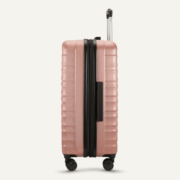 21" Hardside Carry-On Luggage, Hardshell Suitcase with Wheels, Expandable for up to 25% More Space, with Scratch-Resistant Surface, Four Multi-Directional Wheels, Rose Gold - Image 5